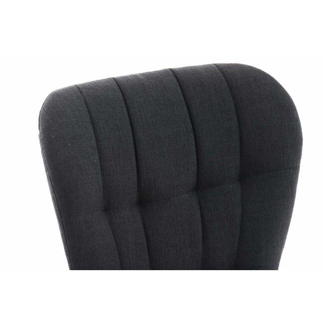 Stuhl Elda Stoff Schwarz