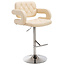 Barhocker Dublin Kunstleder Creme