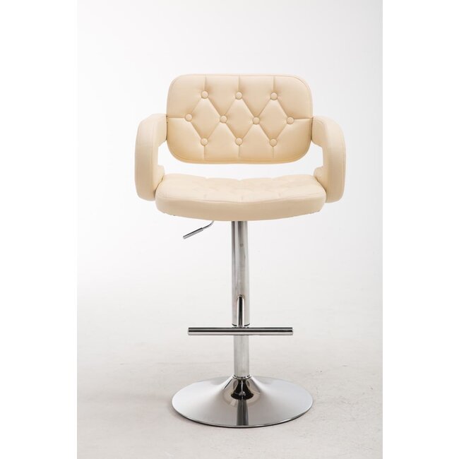 Barhocker Dublin Kunstleder Creme