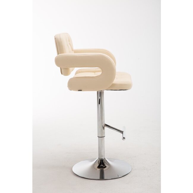 Barhocker Dublin Kunstleder Creme