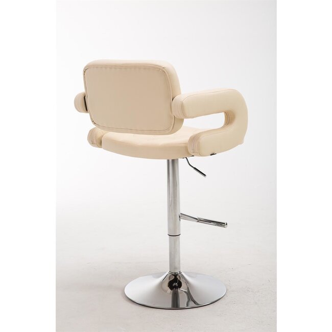 Barhocker Dublin Kunstleder Creme