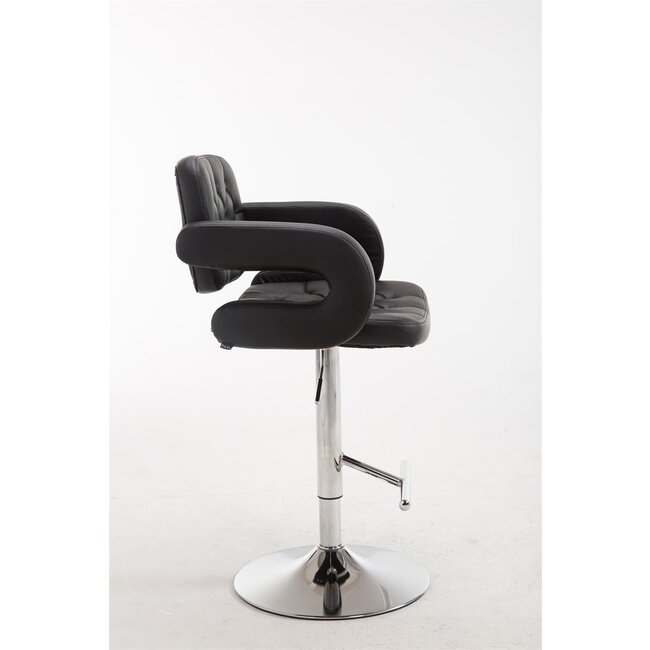 Barhocker Dublin Kunstleder Schwarz