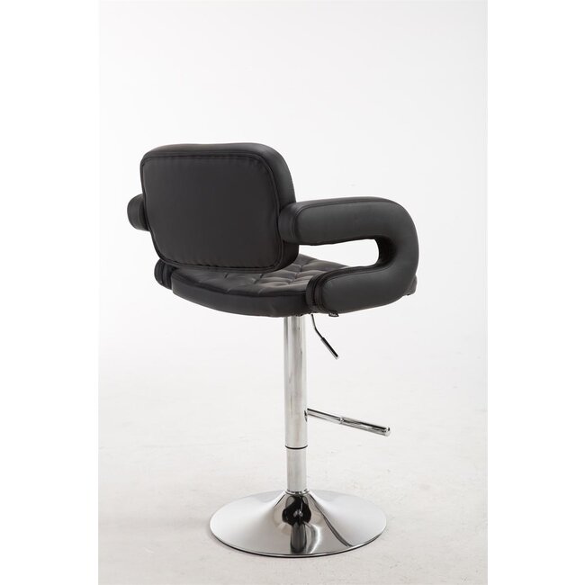 Barhocker Dublin Kunstleder Schwarz