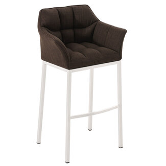 CLP Barhocker Damaso Stoff Braun