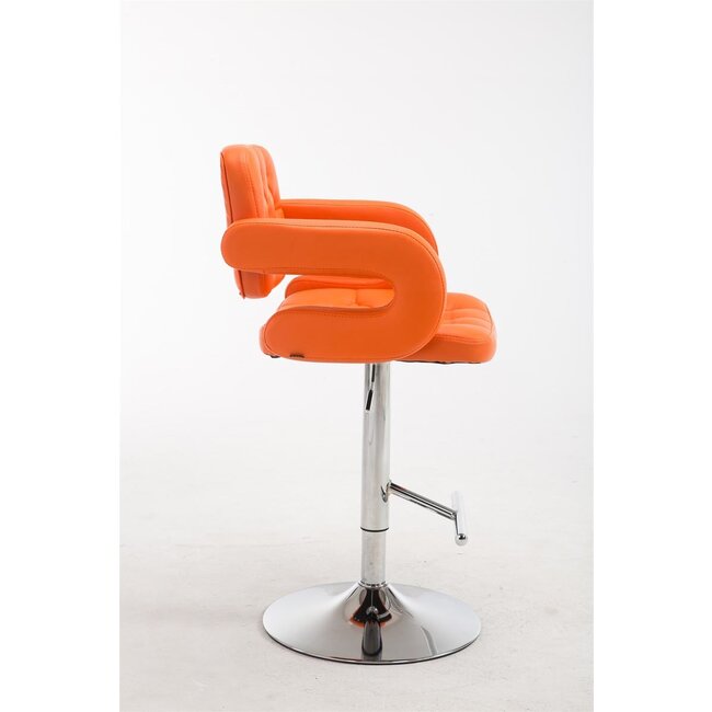 Barhocker Dublin Kunstleder Orange