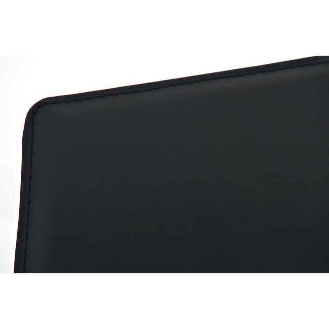 Barhocker Limon E Kunstleder Schwarz