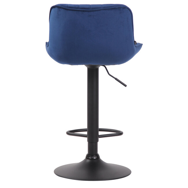 Barhocker Lentini Samt Blau