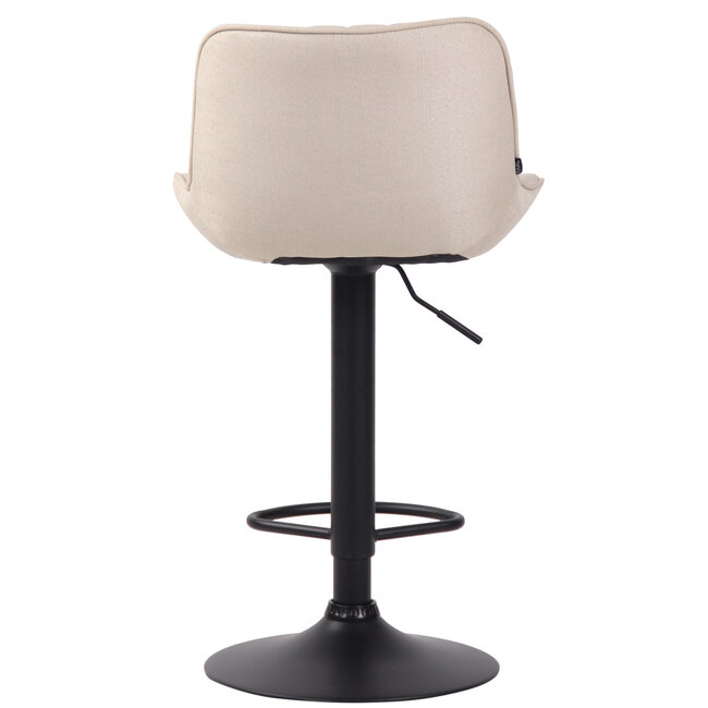 Barhocker Lentini Stoff Creme