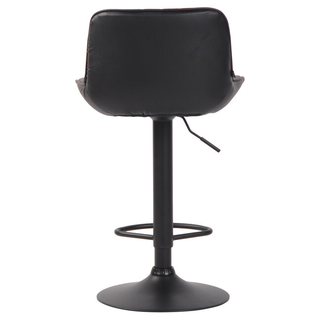 Barhocker Lentini Kunstleder Schwarz