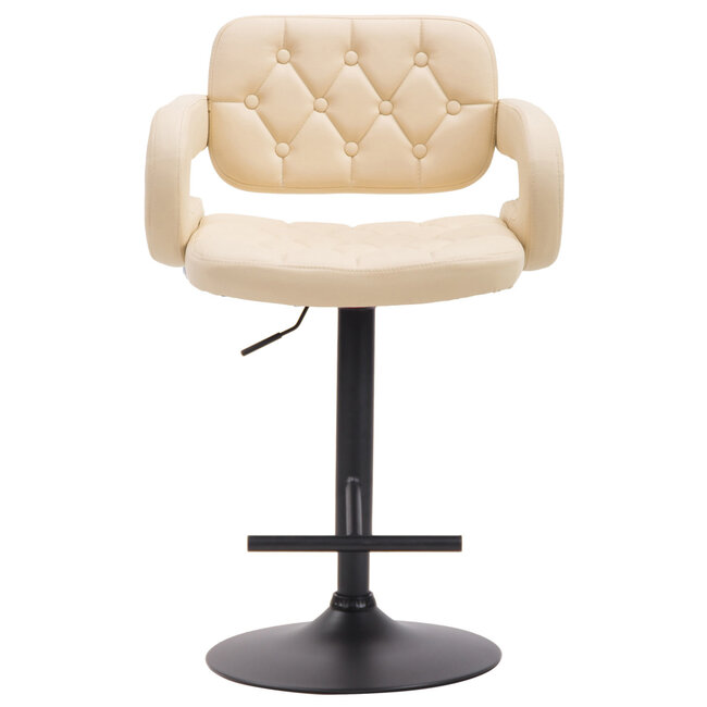 Barhocker Dublin Kunstleder Creme