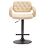 Barhocker Dublin Kunstleder Creme
