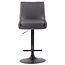 Barhocker Club Kunstleder Schwarz