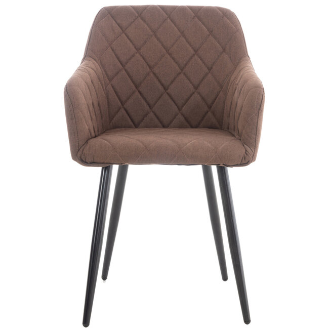 Esszimmerstuhl Shila Stoff Braun
