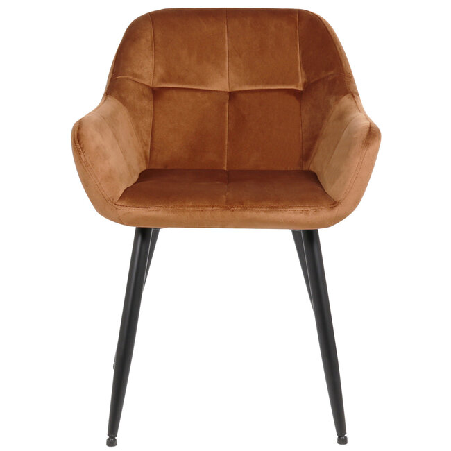 Besucherstuhl Emia Samt