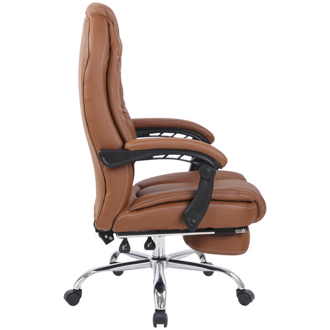 Bürostuhl Castle Kunstleder braun