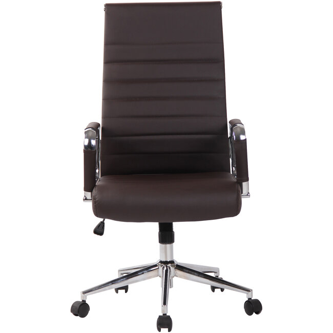 Bürostuhl Kolumbus Kunstleder braun