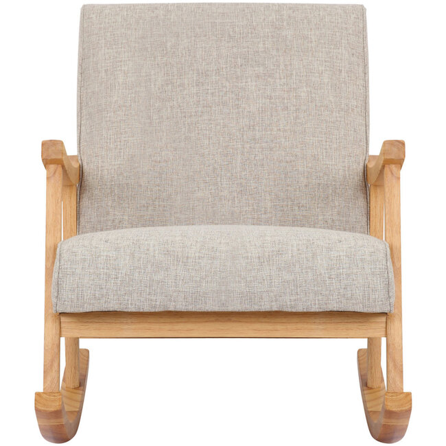 Schaukelstuhl Morelia Stoff natur