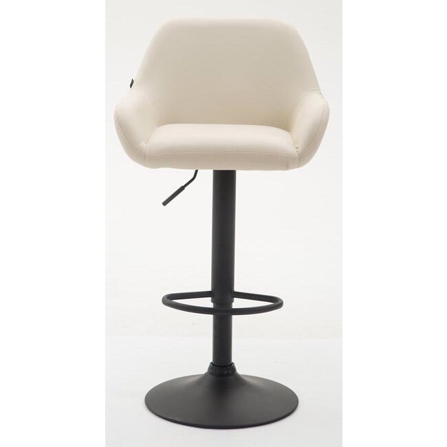 2er Set Barhocker Braga Kunstleder crem/weiß