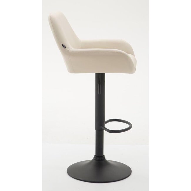 2er Set Barhocker Braga Kunstleder crem/weiß