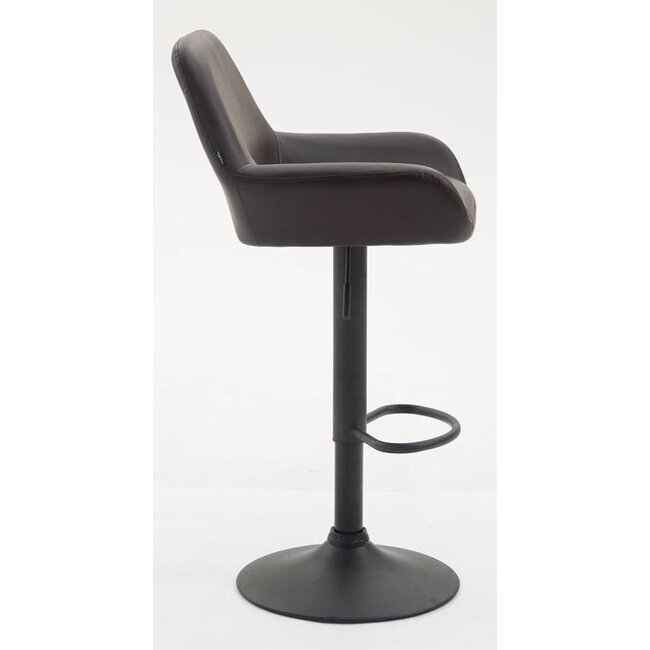 2er Set Barhocker Braga Kunstleder schwarz