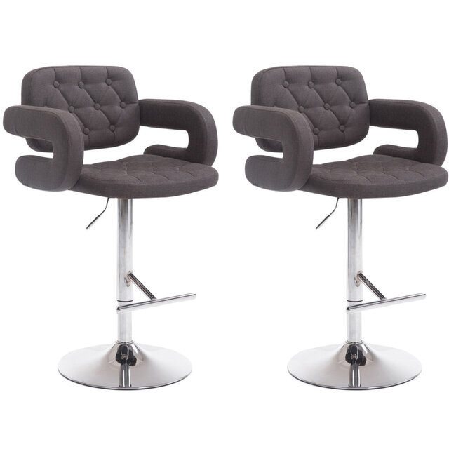 2er Set Barhocker Dublin Stoff