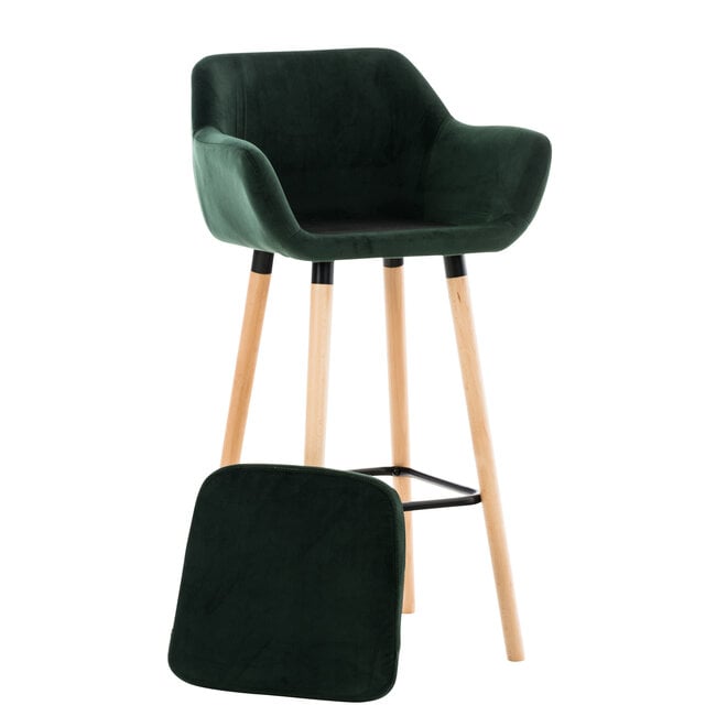 2er Set Barhocker Grant Samt