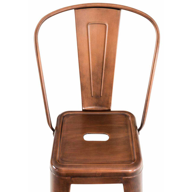 4er Set Barhocker Aiden kupfer