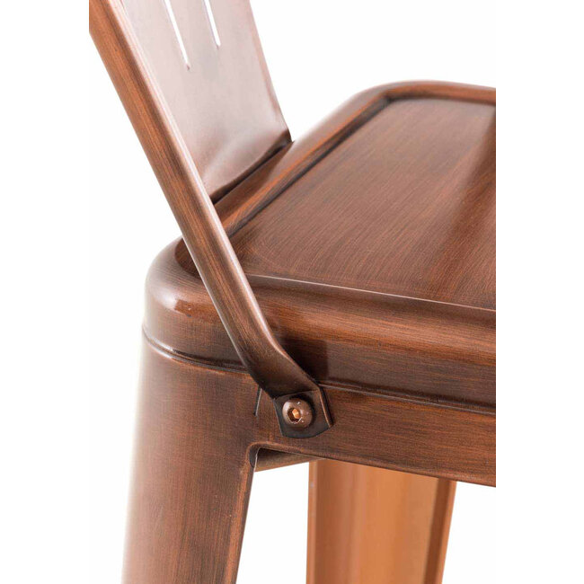 4er Set Barhocker Aiden kupfer