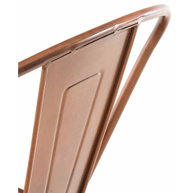 4er Set Barhocker Aiden kupfer