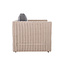 Sessel Tibera Kissen eisengrau / Rattan sand