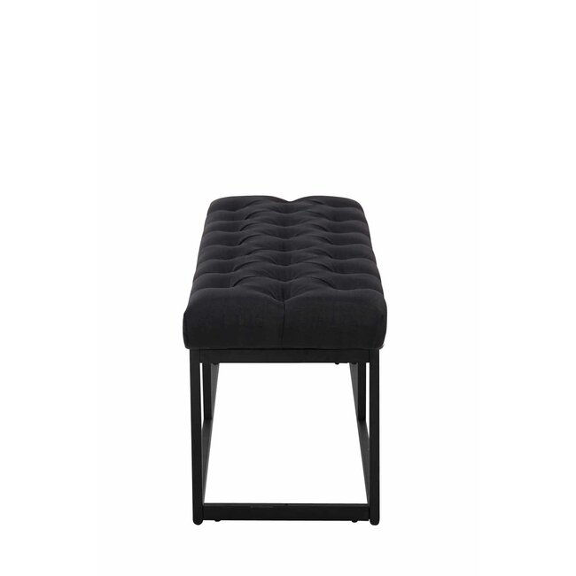 Sitzbank Amun Stoff Schwarz 100 cm