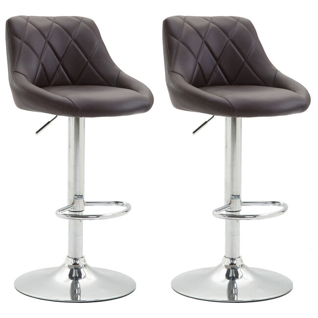 2er Set Barhocker MazoMaz Kunstleder