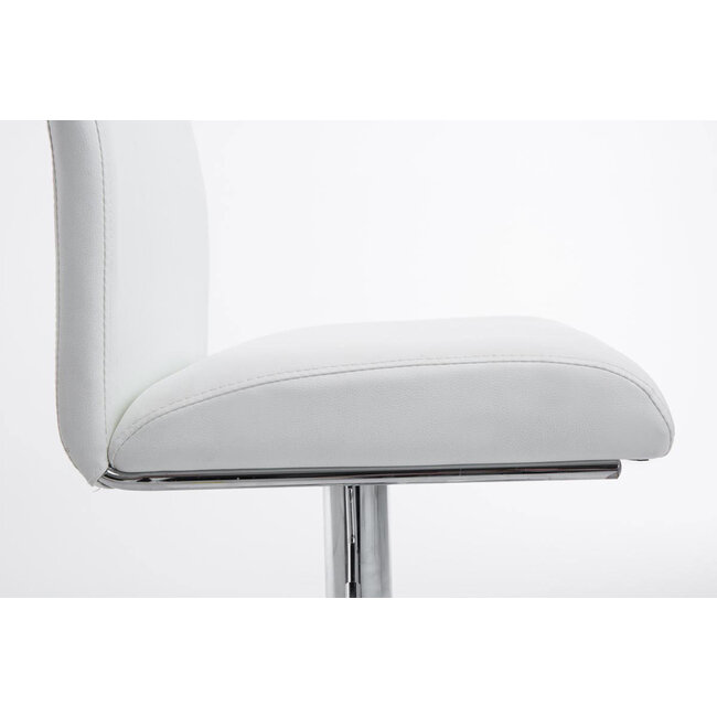 2er Set Barhocker Köln Kunstleder weiß