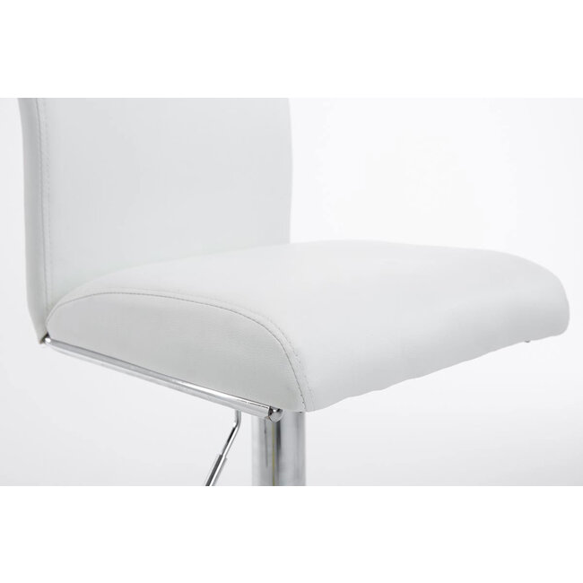 2er Set Barhocker Köln Kunstleder weiß