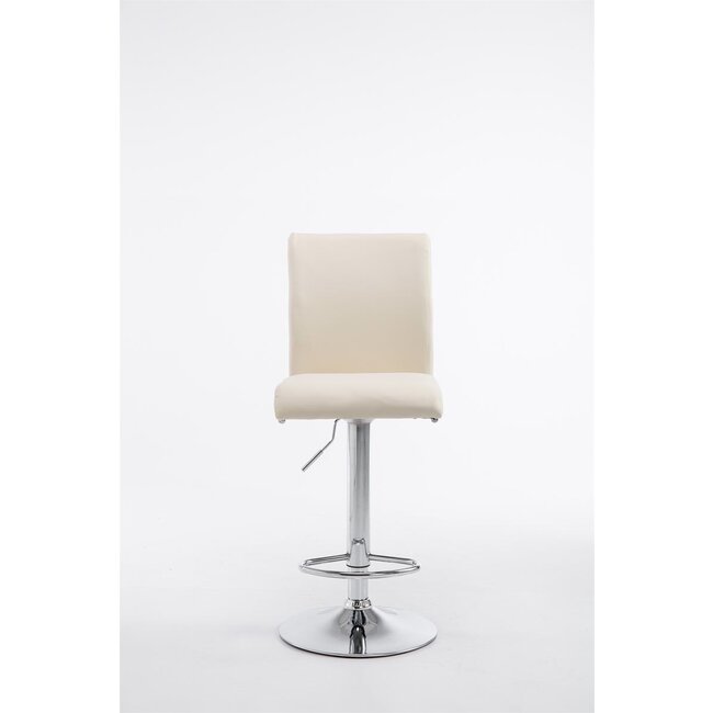 2er Set Barhocker Köln Kunstleder creme