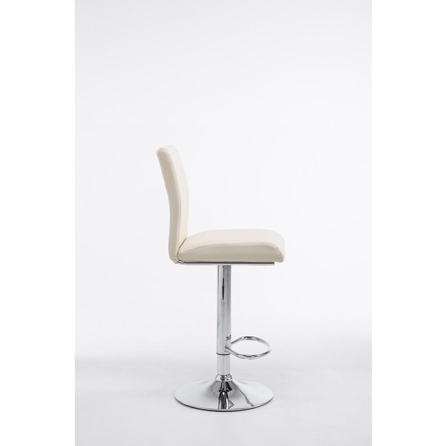 2er Set Barhocker Köln Kunstleder creme