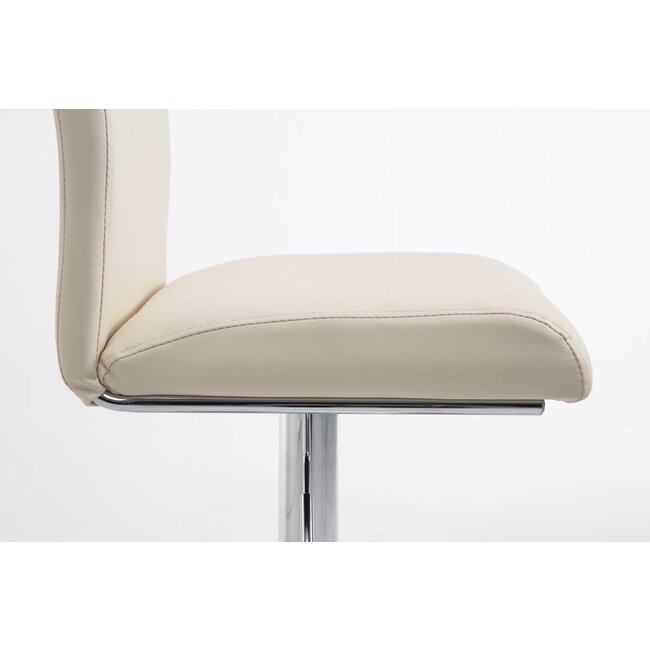 2er Set Barhocker Köln Kunstleder creme