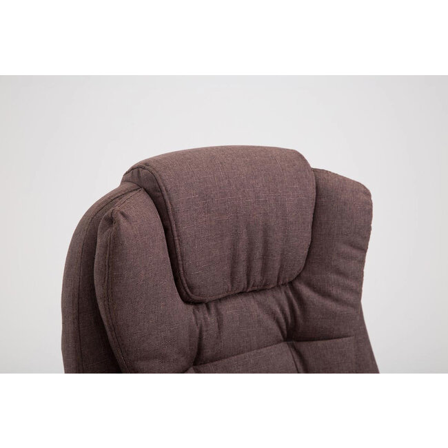 Bürostuhl Thor Stoff braun