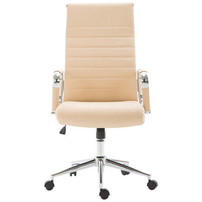 Bürostuhl Kolumbus Kunstleder creme