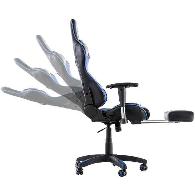 Racing Bürostuhl Turbo mit Fußablage