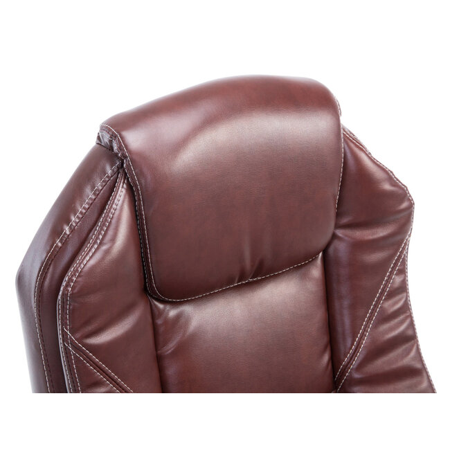 Bürostuhl Castle Kunstleder braun