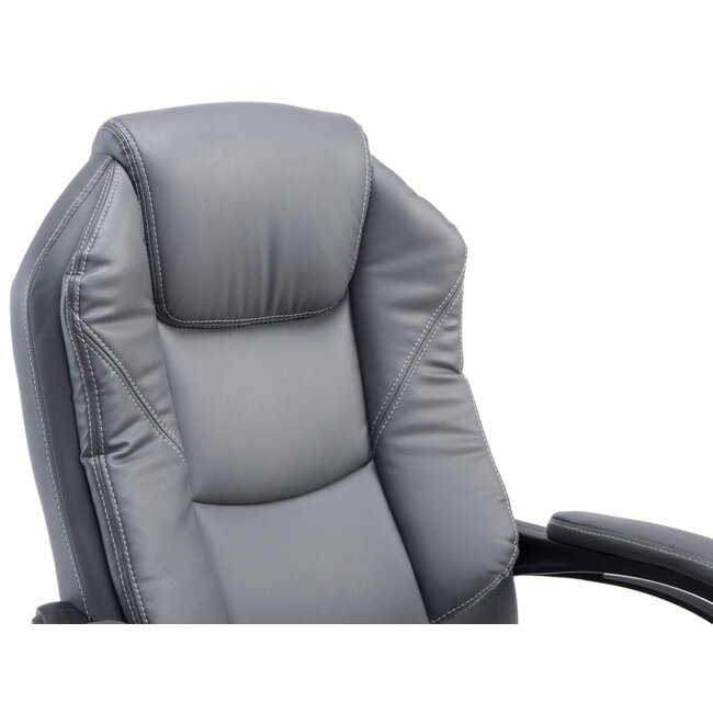 Bürostuhl Castle Kunstleder grau