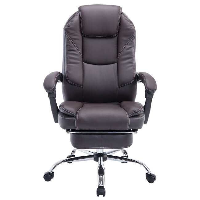 Bürostuhl Castle Kunstleder braun