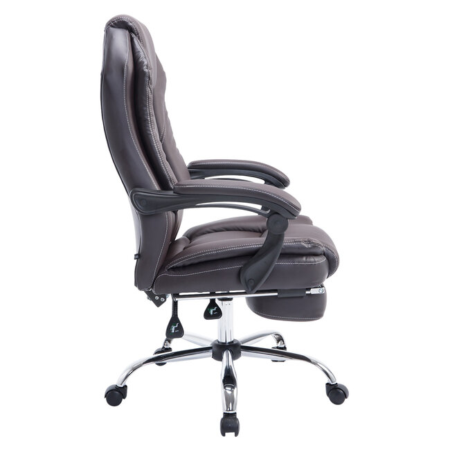 Bürostuhl Castle Kunstleder braun