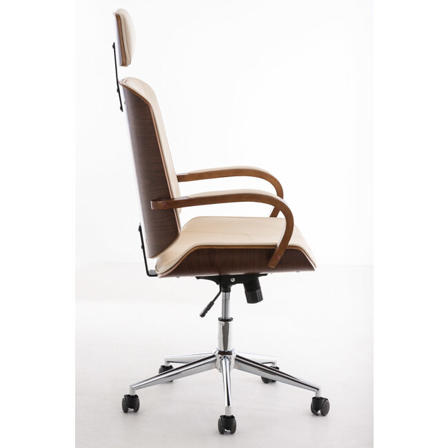 Bürostuhl Dayton walnuss/creme