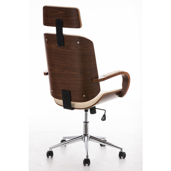 Bürostuhl Dayton walnuss/creme