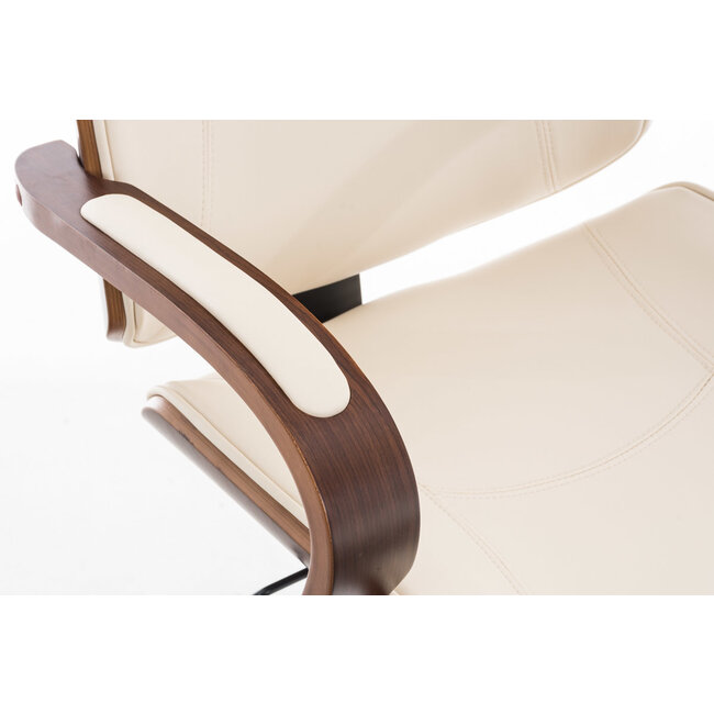 Bürostuhl Dayton walnuss/creme