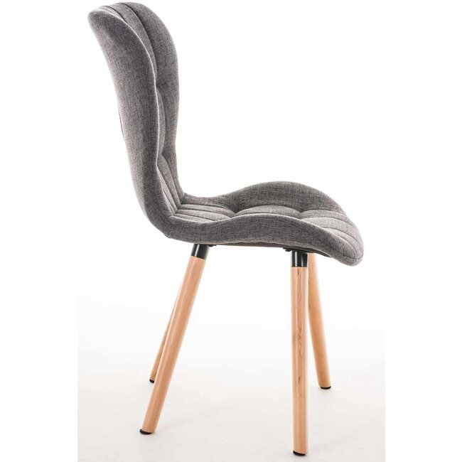 Stuhl Elda Stoff Grau