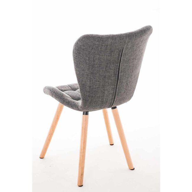 Stuhl Elda Stoff Grau