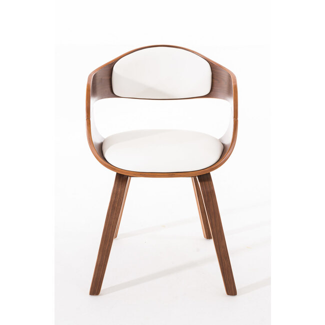 Besucherstuhl Kingston Braun/Creme